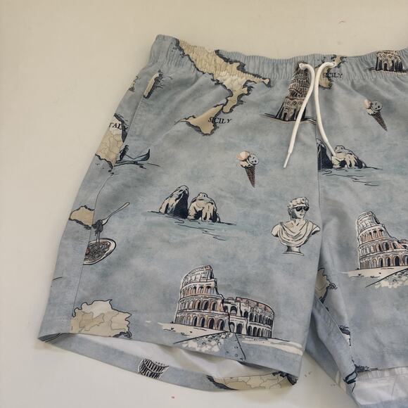 Hollister California Men's 4-Way Stretch Swim Trunks Inner Mesh XL NWT Preppy - Picture 2 of 10